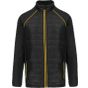 WK Designed To Work Veste Day To Day bi-matière unisexe black/yellow