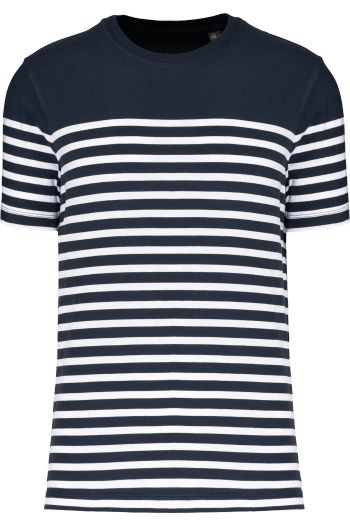 Image produit T-shirt marin col rond Bio homme