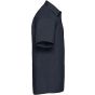 Russell Chemise en Popeline Polyester/Coton classique manches courtes homme french navy