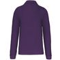 kariban Polo manches longues homme purple