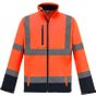 Yoko Veste softshell haute visibilité hi_vis_orange/navy