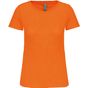 Kariban T-shirt Bio150IC col rond femme orange