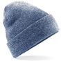 Beechfield Bonnet Original à revers heather_navy