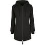 Build Your Brand Ladies Sweat Parka black
