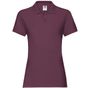 fruit of the loom Premium Polo Lady-Fit bordeaux