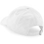 Beechfield Casquette classique à 6 pans en coton biologique white