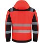 Korntex Premium printable Hi-Vis softshell safety jacket Copenhagen Red / Black