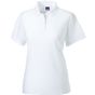 Russell Ladies Poloshirt, Polyester-Cotton Blend white