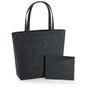 Bagbase Sac de courses en feutrine charcoal_melange