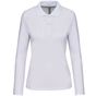 Kariban Polo manches longues femme white
