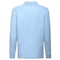 fruit of the loom Long Sleeve 65/35 Polo Kids ciel