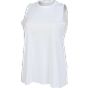 SF Clothing Women´s high neck slash armhole vest white