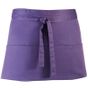 Premier Tablier de taille avec 3 poches Colours Collection purple