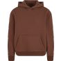 Build Your Brand Fluffy Hoody chocolate_brown