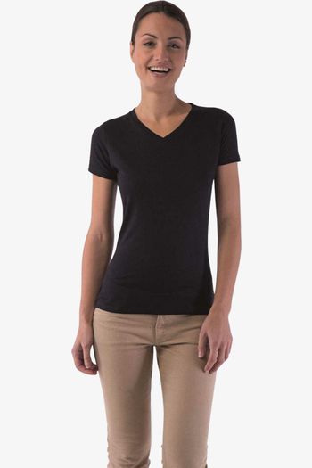 Image produit Ladies' no label V-neck t-shirt