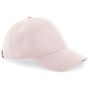 Beechfield Casquette 6 panneaux en faux daim dusky_pink