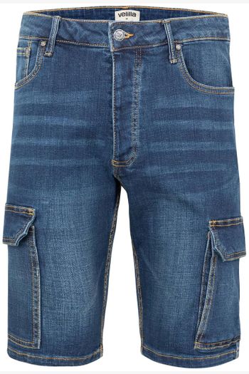 Image produit Bermuda denim stretch multipoches