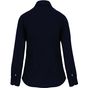 Kariban Chemise coton / élasthanne manches longues femme navy