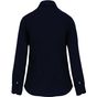 kariban Chemise coton / élasthanne manches longues femme navy