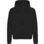 Neutral Unisex Hoodie With Hidden Zip black