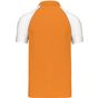 Kariban Polo Baseball orange/white
