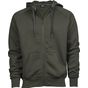 Tee Jays Hooded Zip Sweat deep_green
