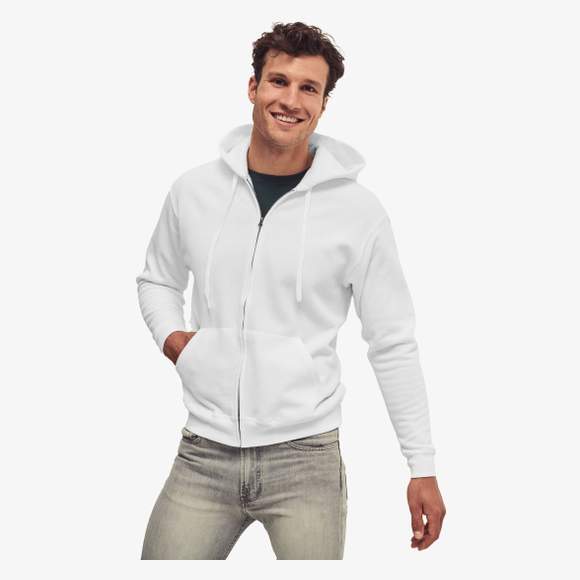 Sweat-shirt homme zippé capuche Classic (62-062-0) - Fruit of the loom