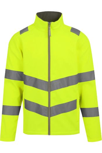 Image produit Men's Hi-Vis Pro Contract Ablaze 2 Layer Softshell Jacket