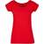 Build Your Brand Basic Ladies Wide Neck Tee - city_red - XL