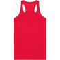 Bella Women's flowy racerback tank red