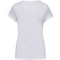 Kariban T-shirt col V manches courtes femme white