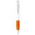 Bullet Stylo bille avec corps blanc et grip coloré Nash blanc/orange