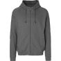 Neutral Unisex Hoodie With Hidden Zip dark_heather