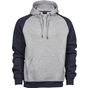 Tee Jays Two-tone hooded sweatshirt heather/navy
