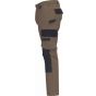 WK Designed To Work Pantalon de travail bicolore homme camel/black