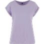 New Morning Studios Ladies regular extended shoulder tee lilac