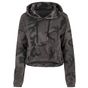 Build Your Brand Ladies Camo Cropped Hoody dark_camo