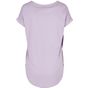 Build Your Brand Ladies Long Slub Tee lilac