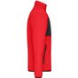 James&Nicholson Men´s Fleece Jacket red/black