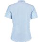 Kustom Kit Slim Fit Workwear Oxford Shirt Short Sleeve Light blue