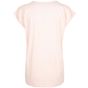 Build Your Brand Ladies Extended Shoulder Tee pink