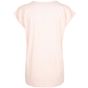 Build Your Brand Ladies Extended Shoulder Tee pink