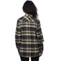 Burnside Women's Woven Plaid Flannel Shirt khaki_check