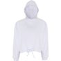 TriDri Tridri® sweat à capuche oversize court femme white