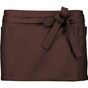 Kariban Tablier coton court chocolate