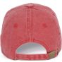 K-up Casquette vintage effet déchiré - 6 panneaux washed_red