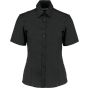 Kustom Kit Women' Business Shirt Short Sleeve Black