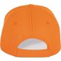 K-up Casquette en coton et polyester recyclés K-loop tracking - 5 panneaux orange