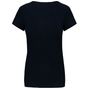 kariban T-shirt col rond manches courtes femme navy