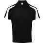 AWDis Just Cool Contrast cool polo jet_black/arctic_white